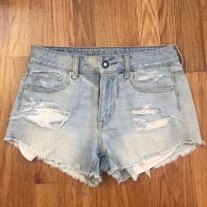 American Eagle Distressed Denim Shorts